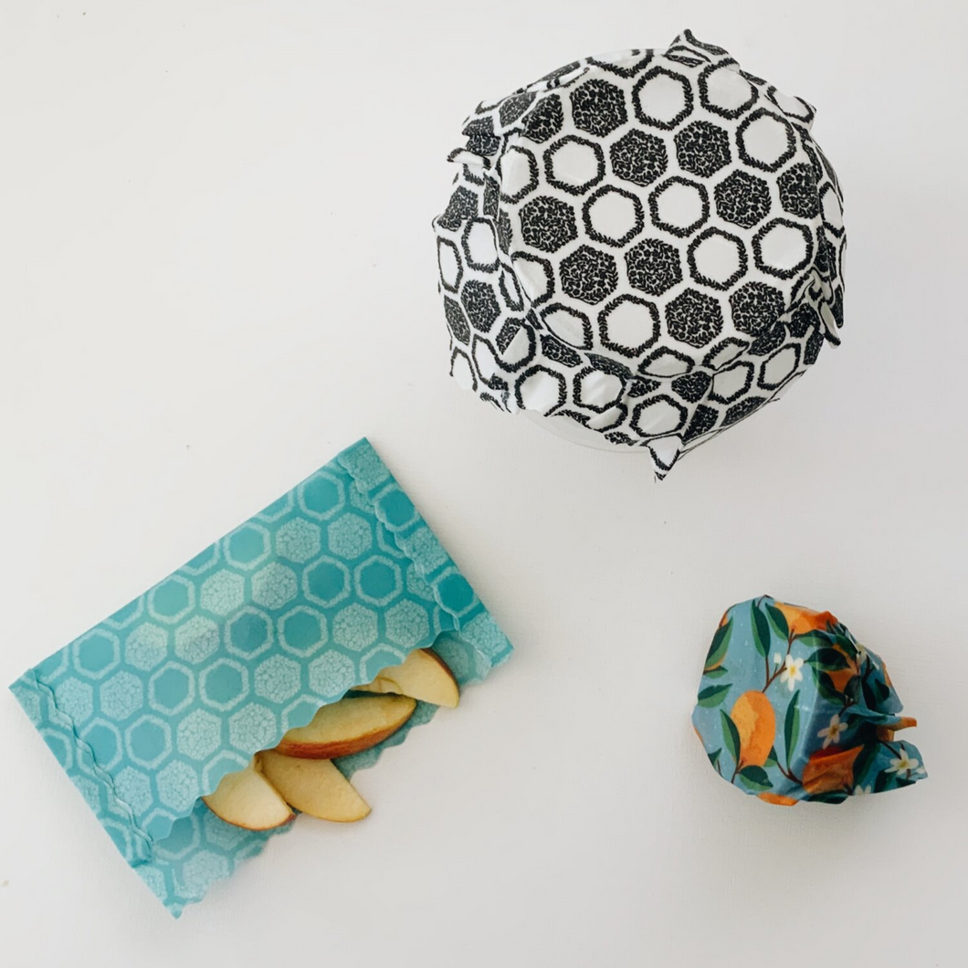 Small Beeswax Wraps (Set of 2)